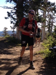 Coming into Pink Cliffs at mile 45. From the Bryce 100 Facebook page.